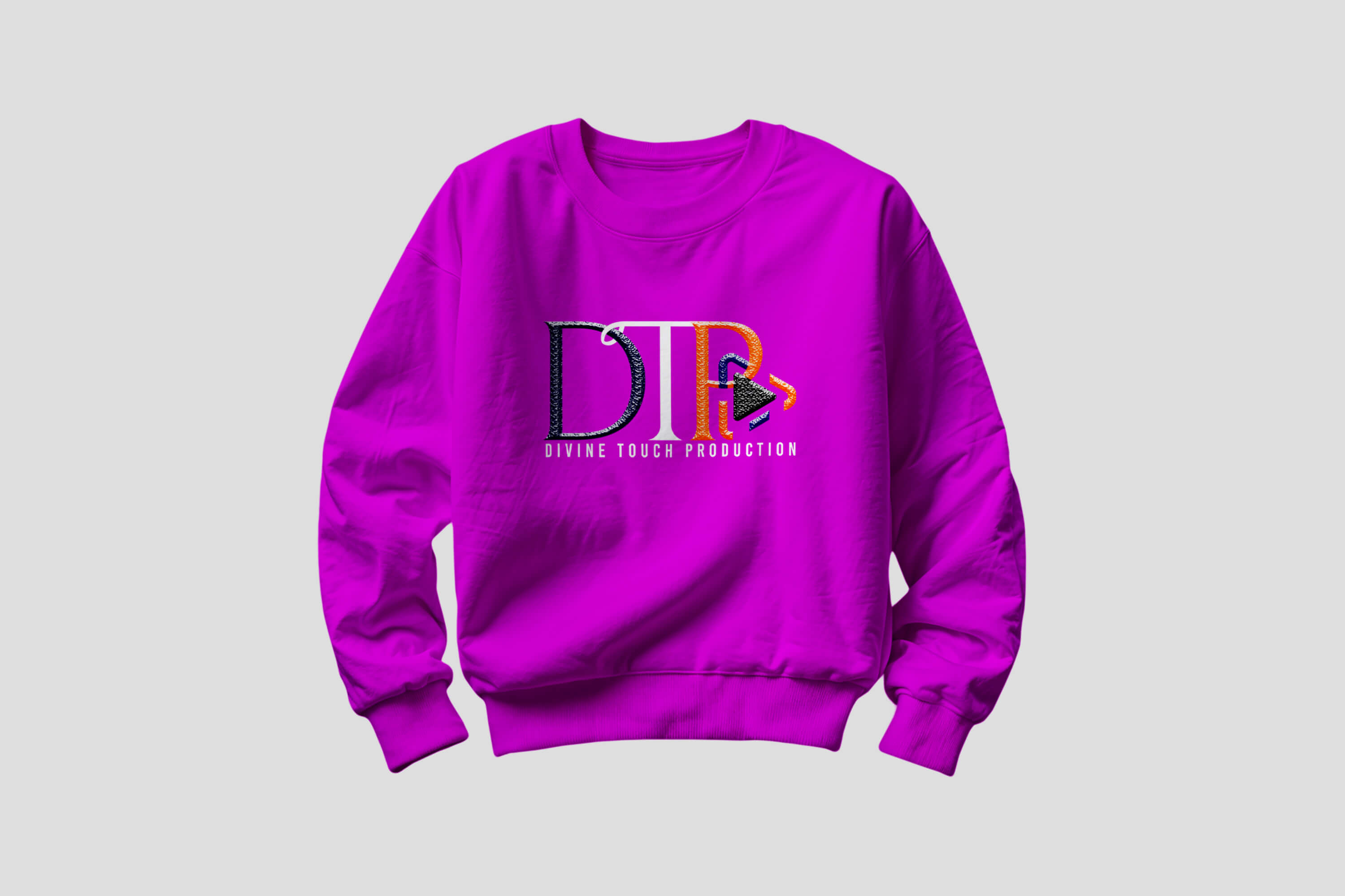 Sweat-shirt Divine Touch Production rose violet